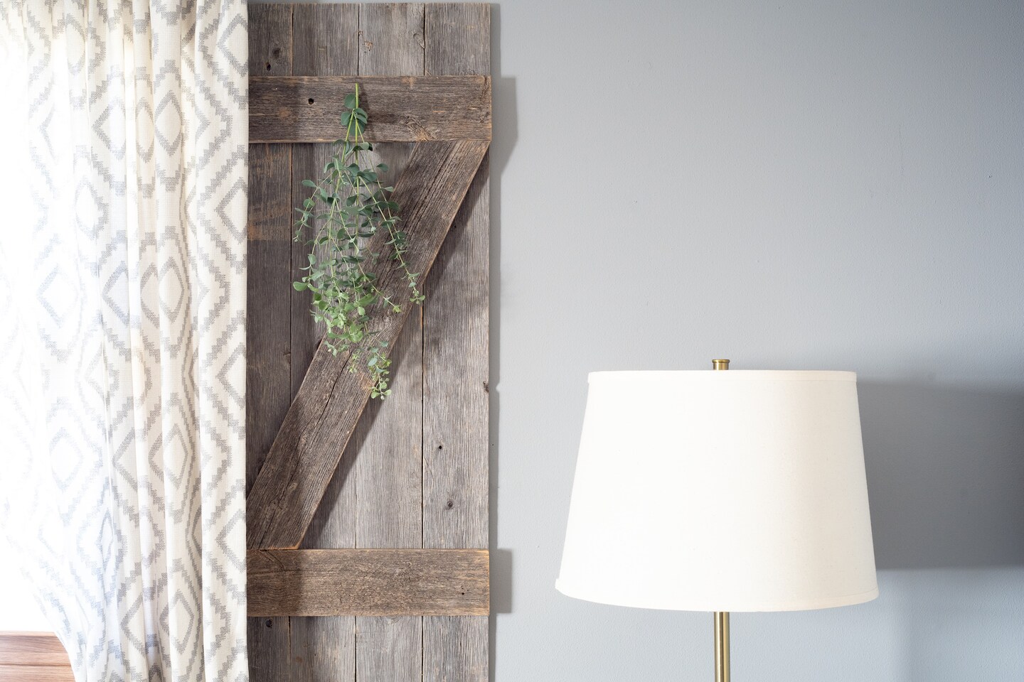 Rustic Farmhouse 36 in. x 12 in. Reclaimed Wood Decorative Shutters (Set of 2)