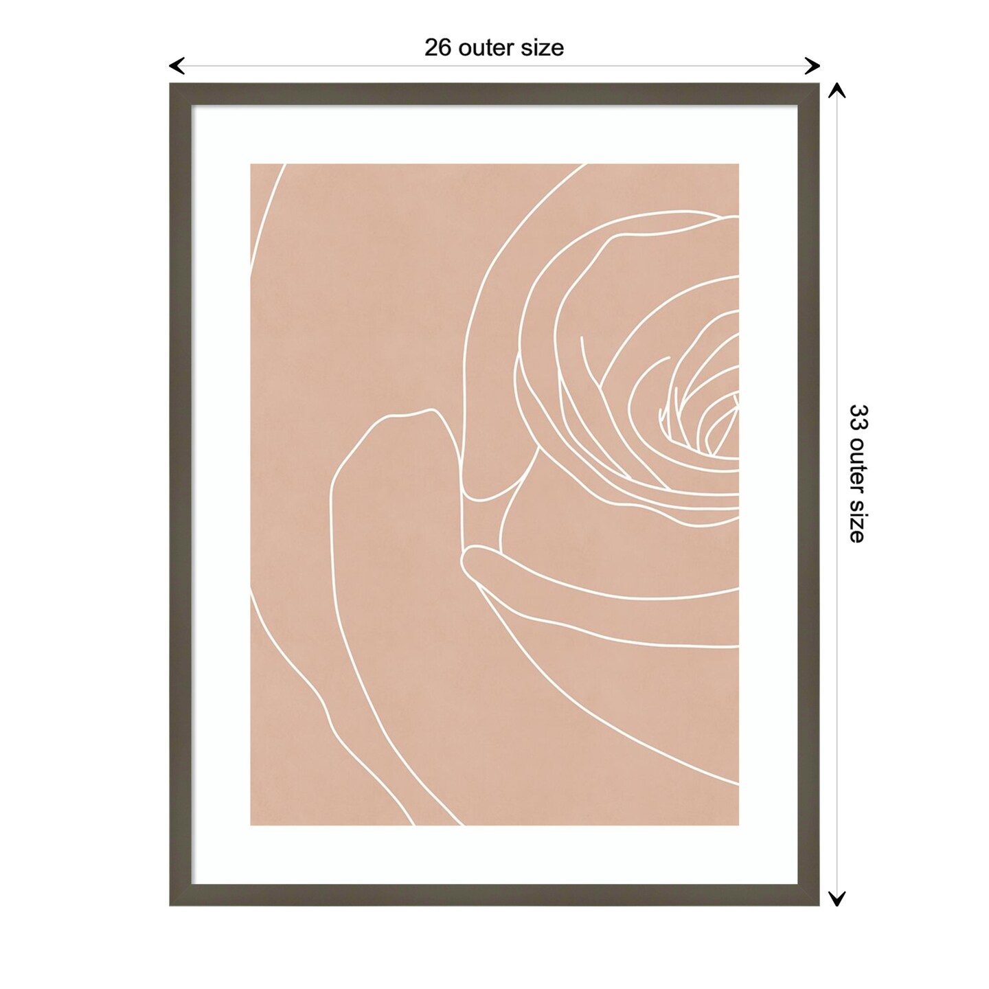 Breezy Landscape Trees III by Allison Pearce Wood Framed Wall Art Print