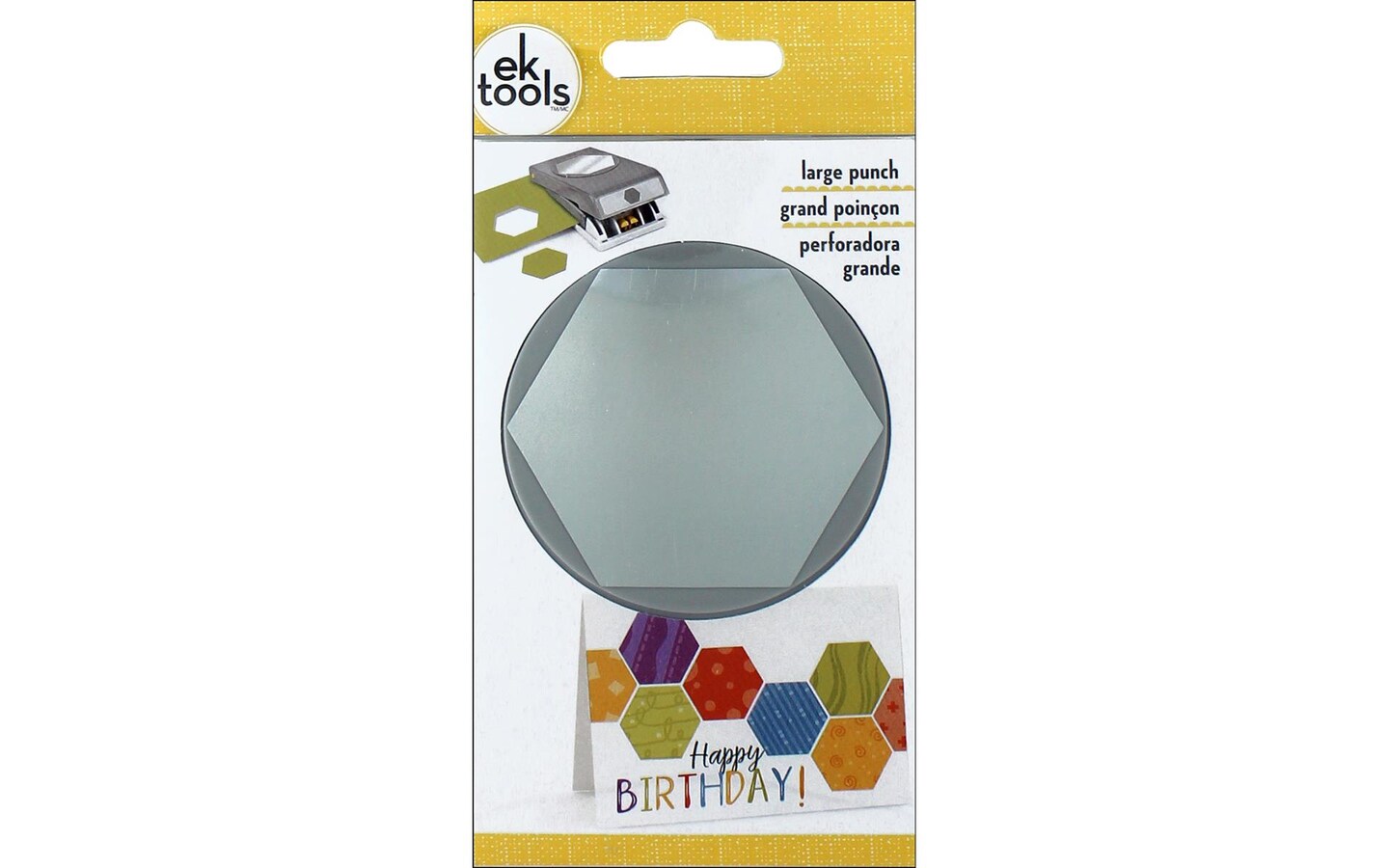 EK Punch Large Round Hexagon