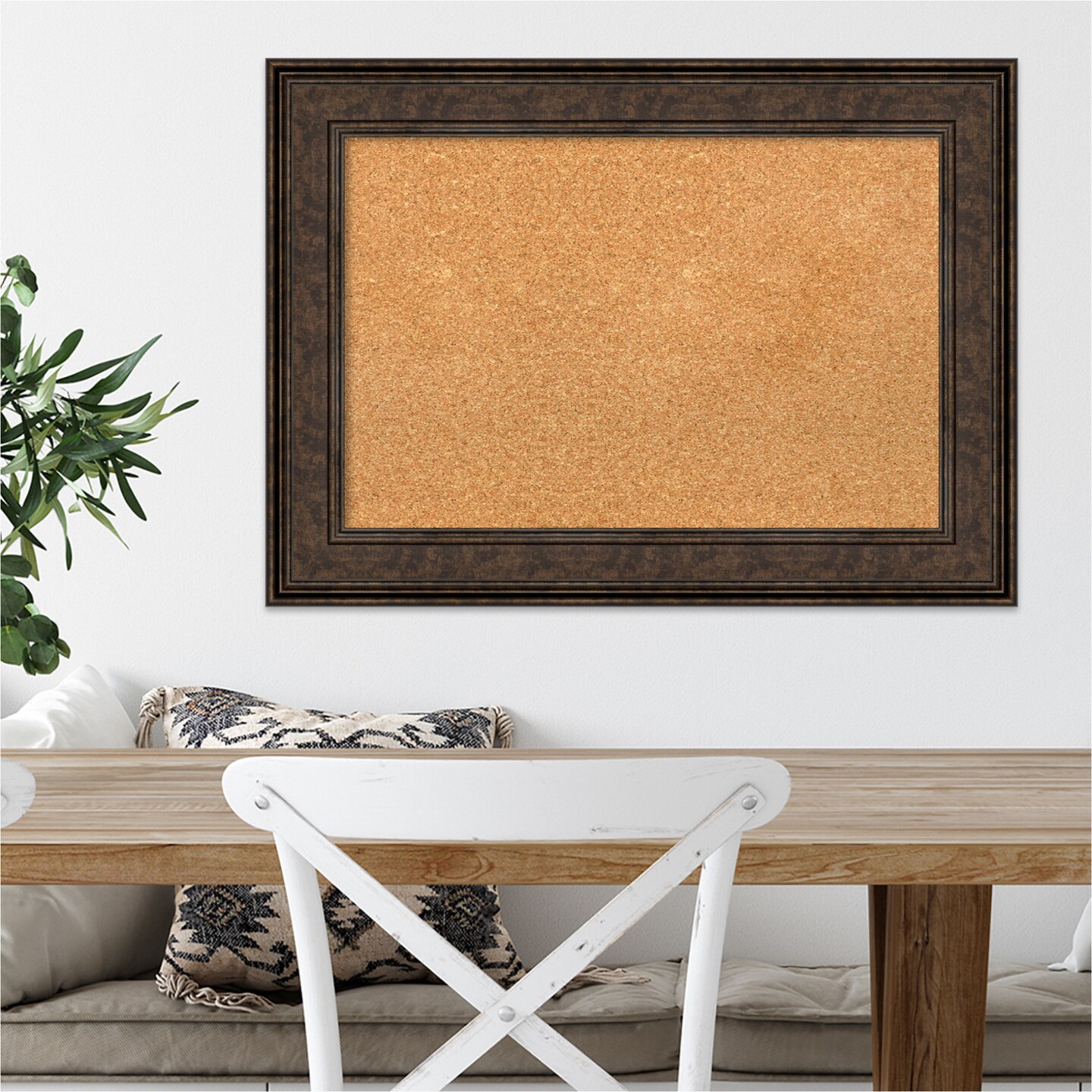 Cork Board, Ridge Frame - Bulletin Board, Organization Board, Pin Board