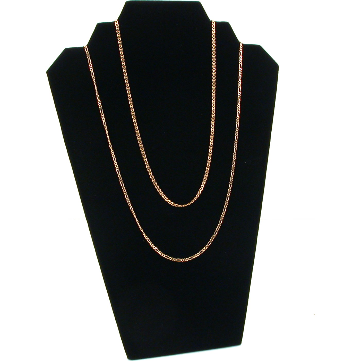 Black Flocked Necklace Earring Jewelry Displays 9Pc Set