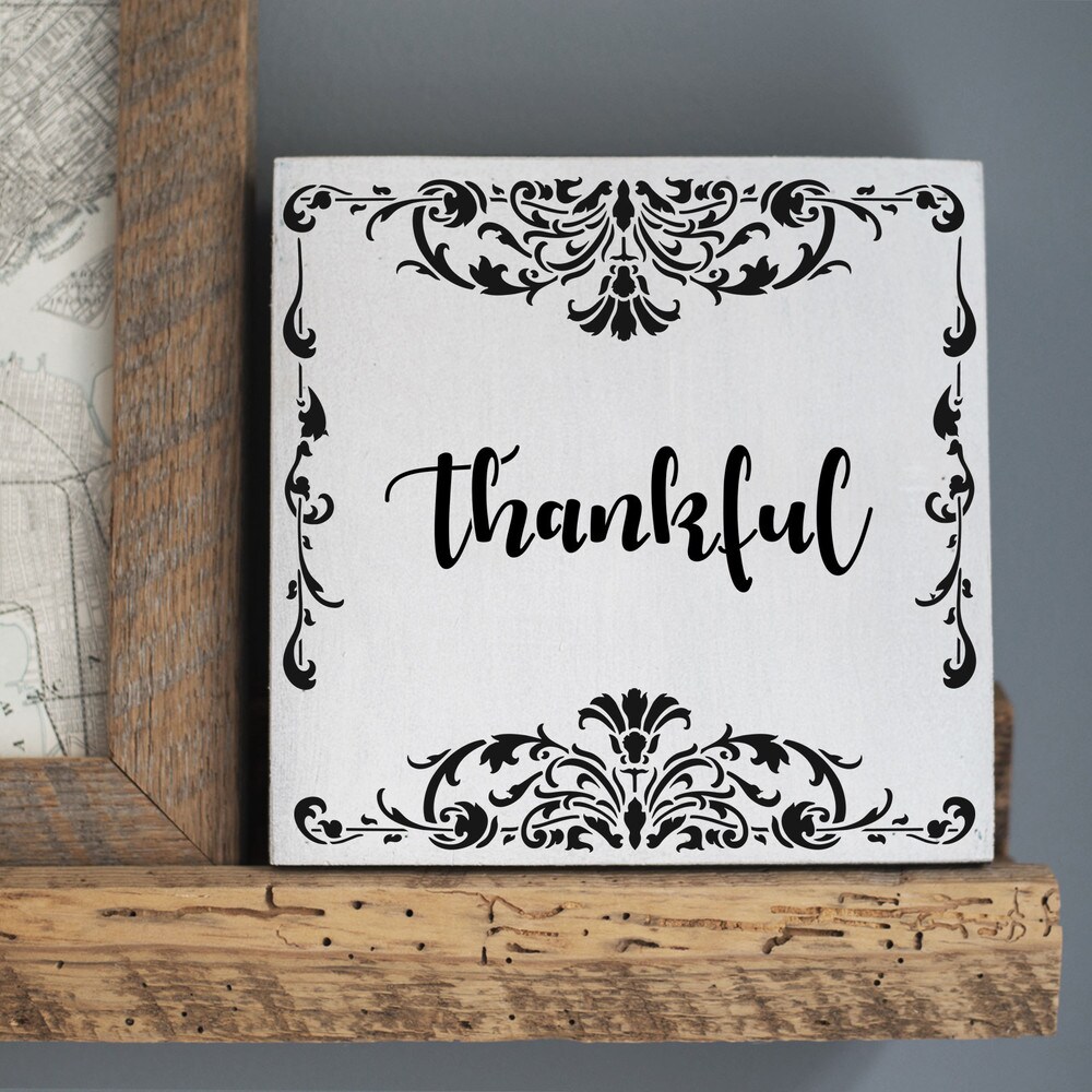 Turn of The Century Embossing 12 x 12 Stencil Details | FS011 by Designer Stencils | Pattern Stencils | Reusable Stencils for Painting on Wood, Wall, Tile, Canvas, Paper, Fabric, Furniture, Floor | Try Instead of a Wallpaper | Easy to Use &#x26; Clean