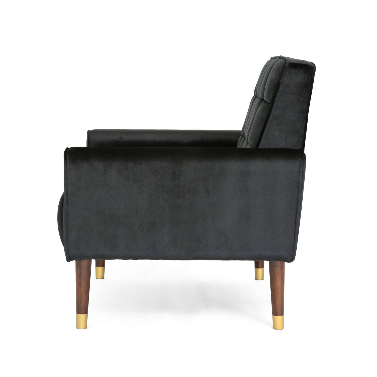 Contemporary Home Living 33" Black and Espresso Brown Contemporary