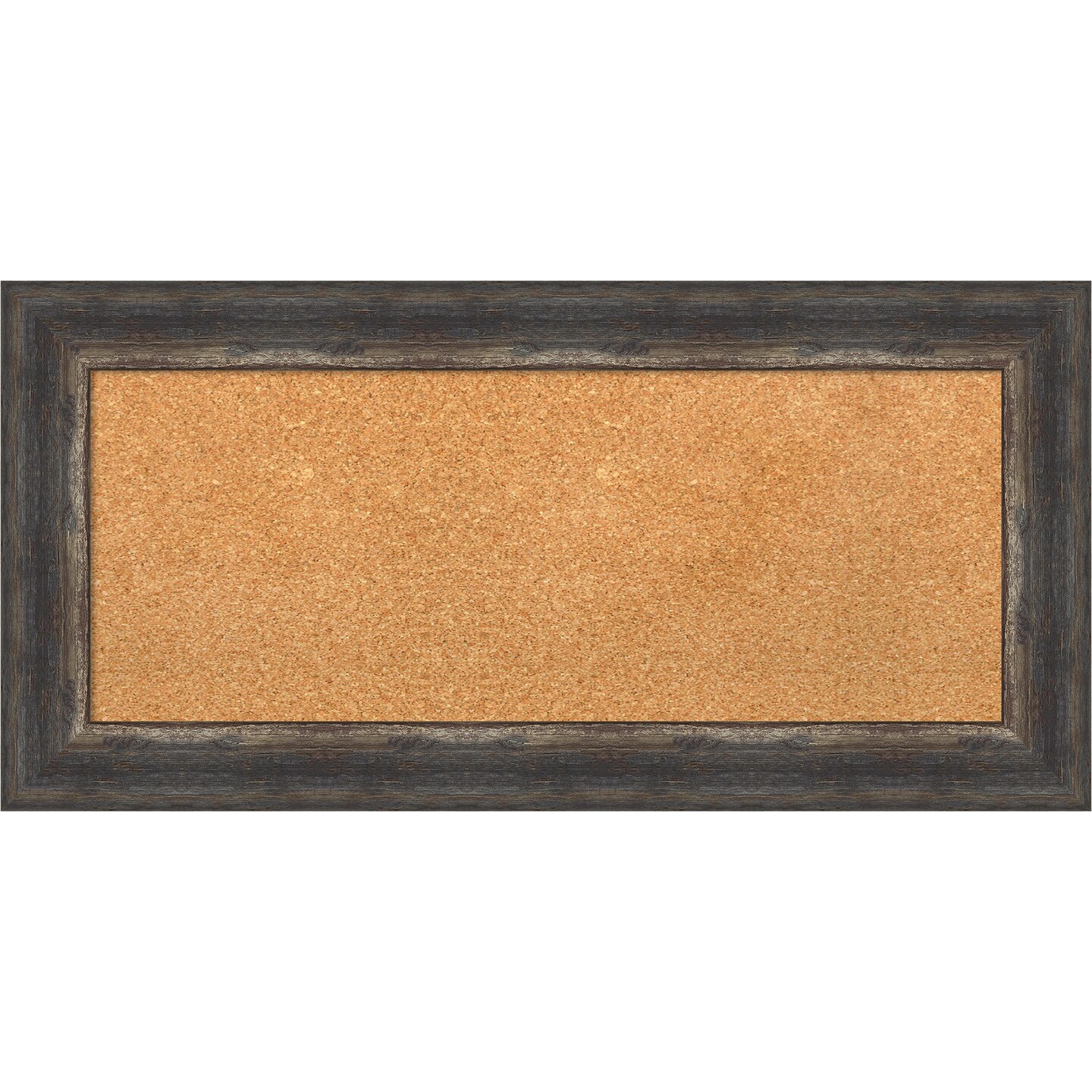 Cork Board, Bark Rustic Frame - Bulletin Board, Organization Board, Pin Board