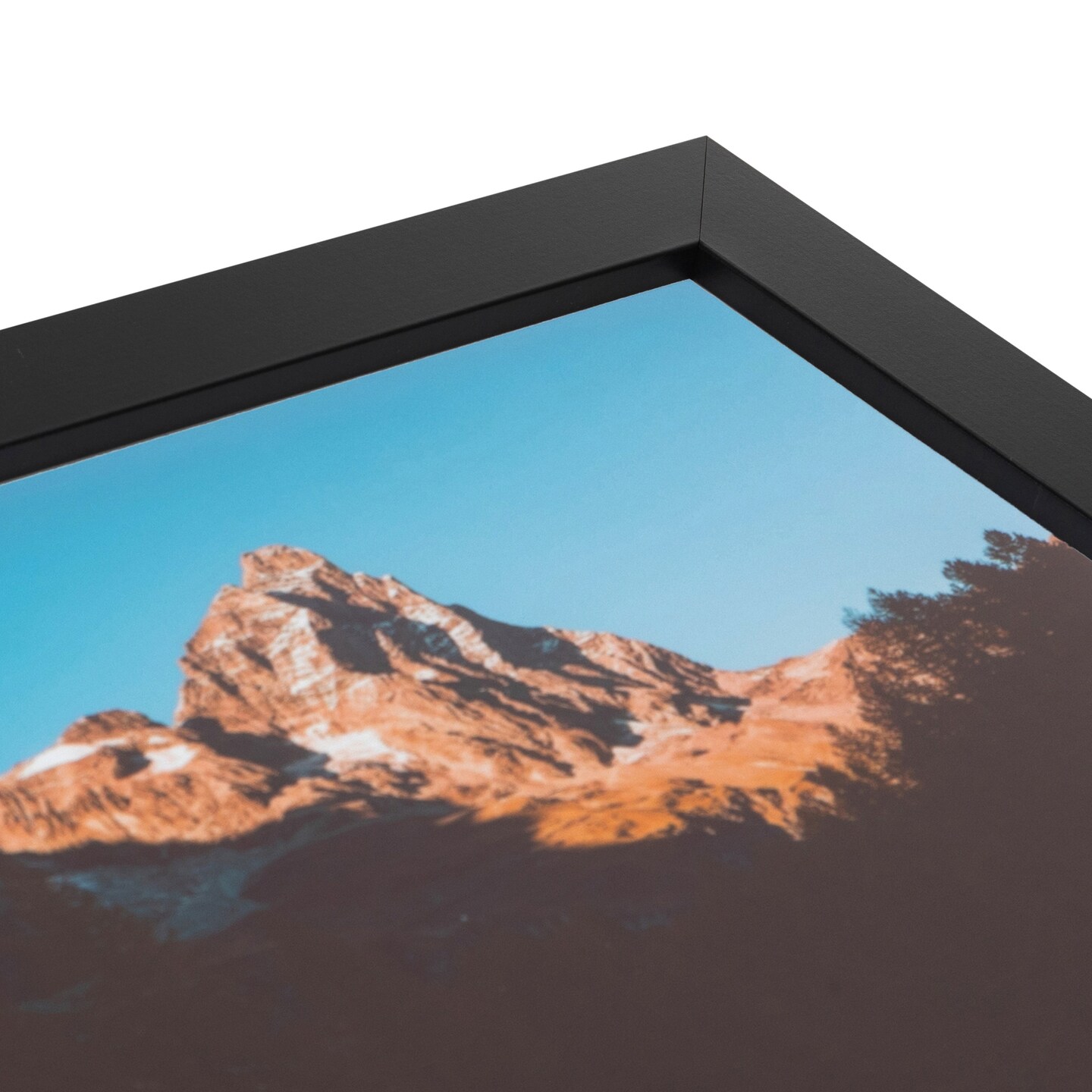 ArtToFrames 20x20 Inch  Picture Frame, This 1.25 Inch Custom MDF Poster Frame is Available in Multiple Colors, Great for Your Art or Photos - Comes with 060 Plexi Glass and  Corrugated (A46OS)