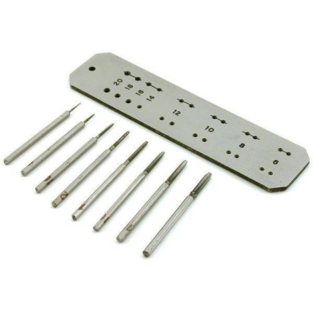Tap &#x26; Die Set 14 Taps Dies Metal Forming Jewelers Tools