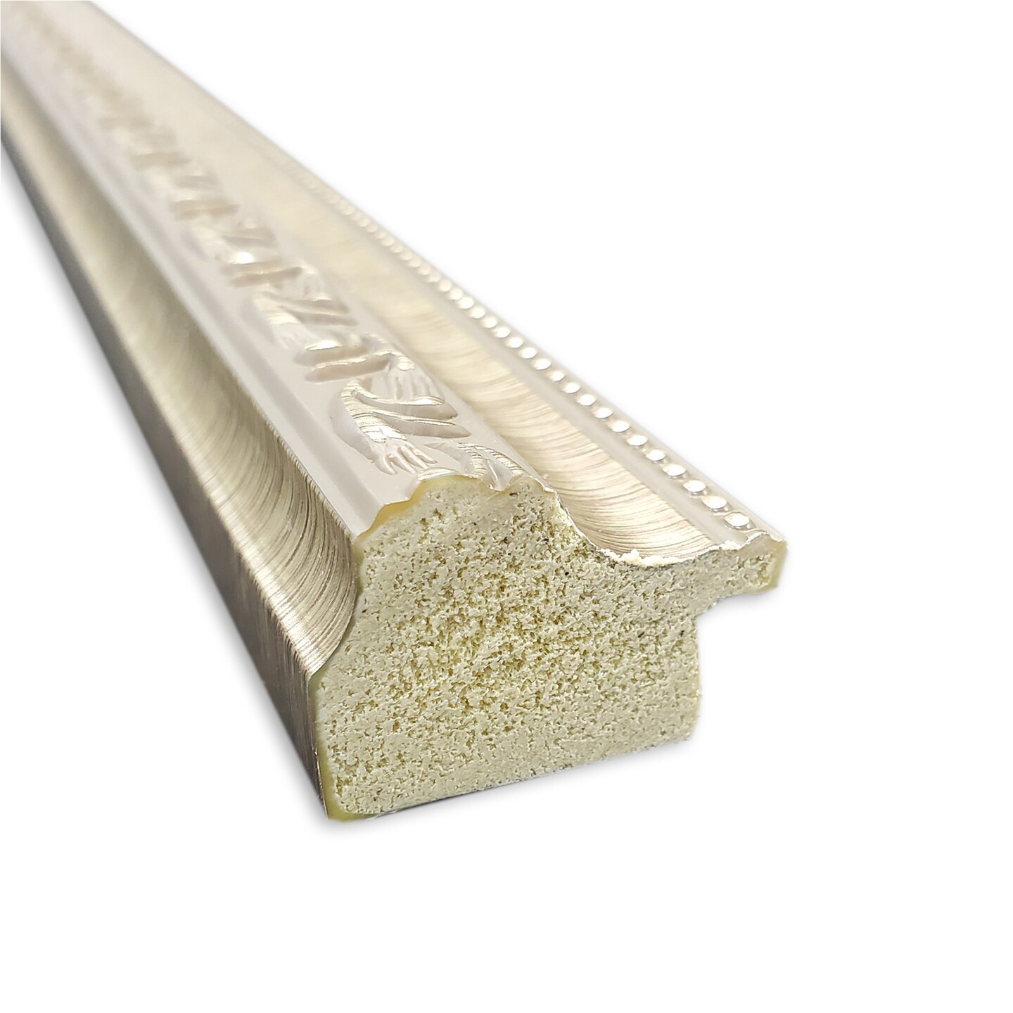 Beveled Bathroom Wall Mirror, Paris Champagne Frame