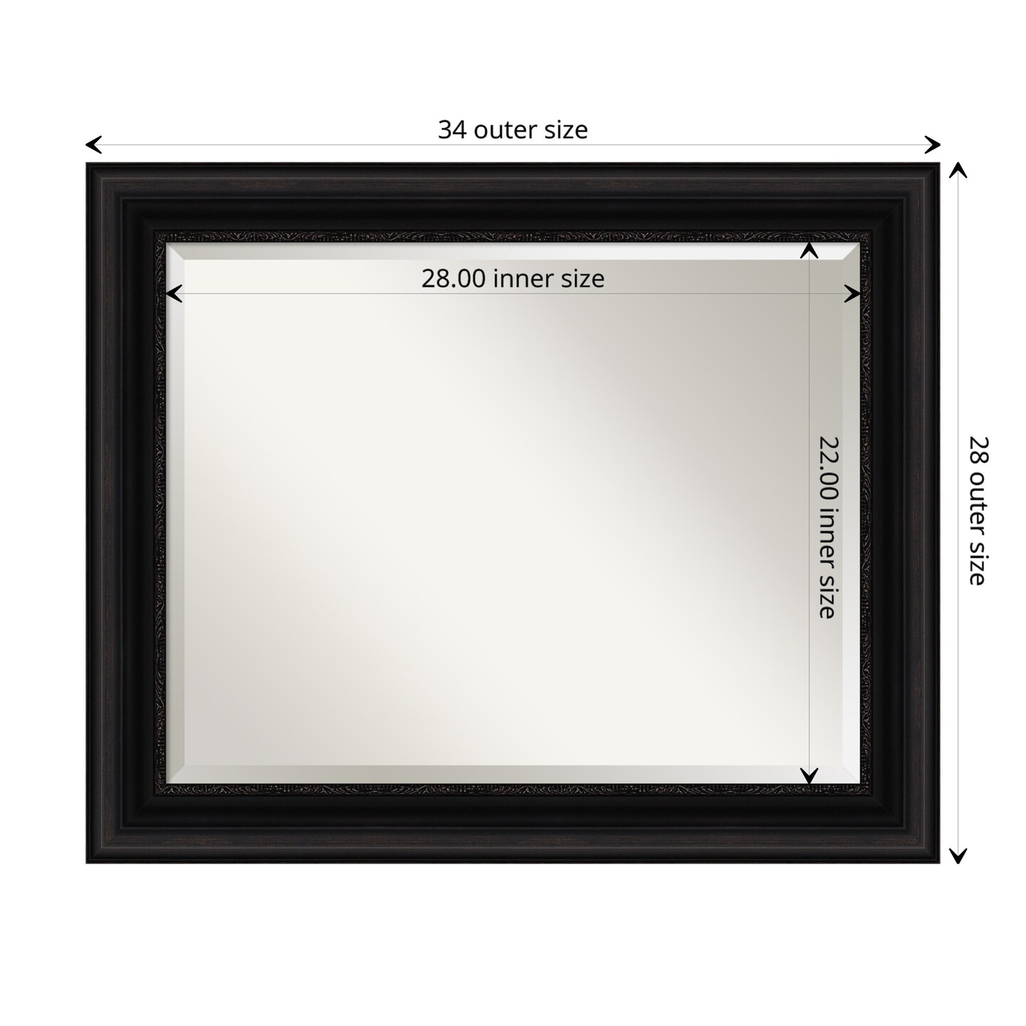 Beveled Bathroom Wall Mirror, Parlor Frame Michaels