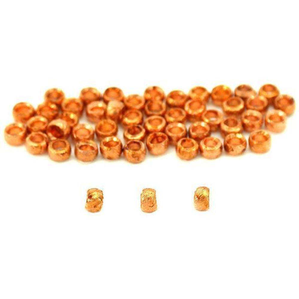 50 Crimp Beads Jewelry Beading Part Copper Plated 2.5mm