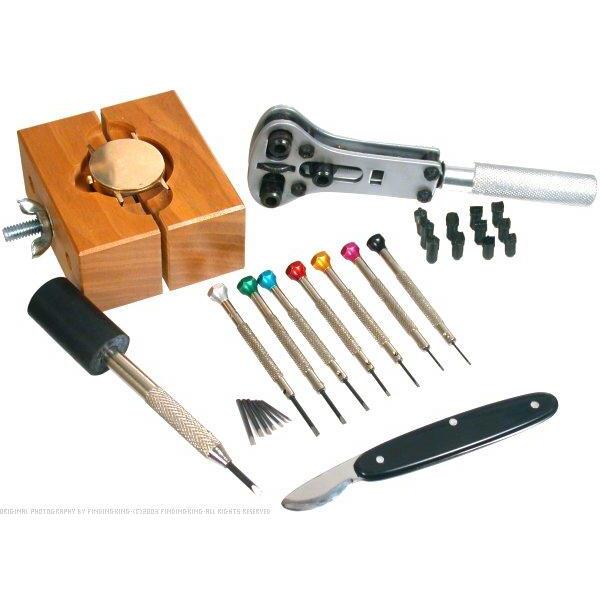 11 Waterproof Watch Case Opener Screwback Vise Tools
