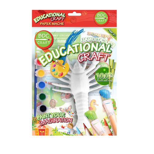 Hemptique Paper Mach&#xE9; Educational Craft Painting Sets Back to School Home Office Supply Eco Friendly