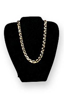 Padded Necklace Display Easel - Black Velvet (55107)