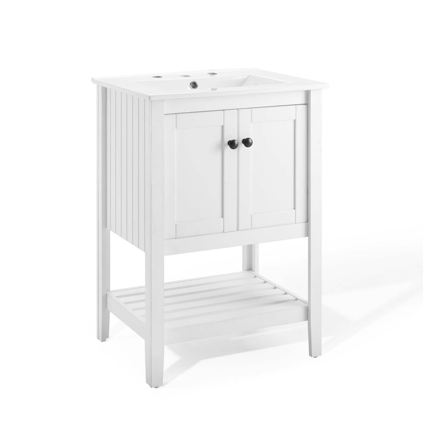 Prestige 24" Bathroom Vanity White White Vanities & Vanity Stools