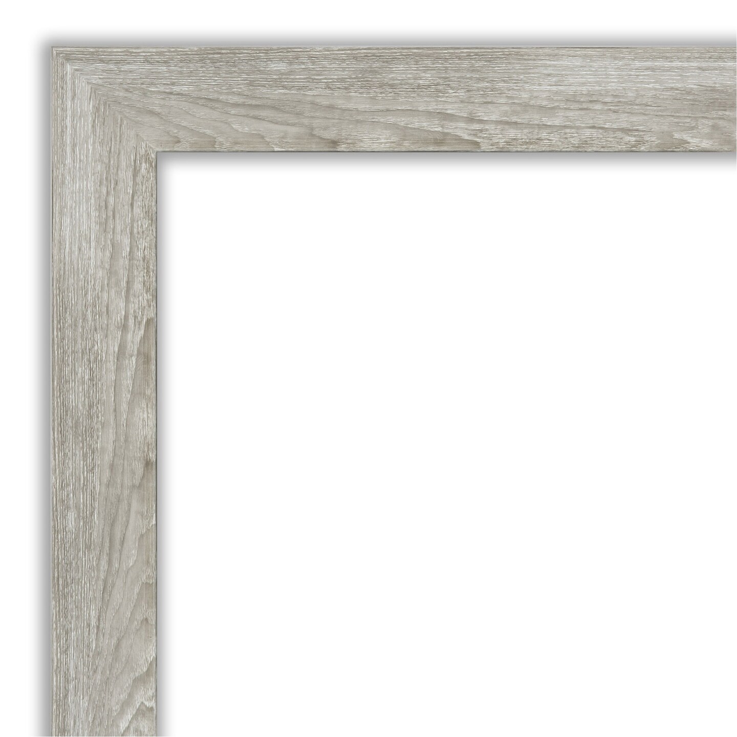 Petite Bevel Wall Mirror, Dove Greywash Frame