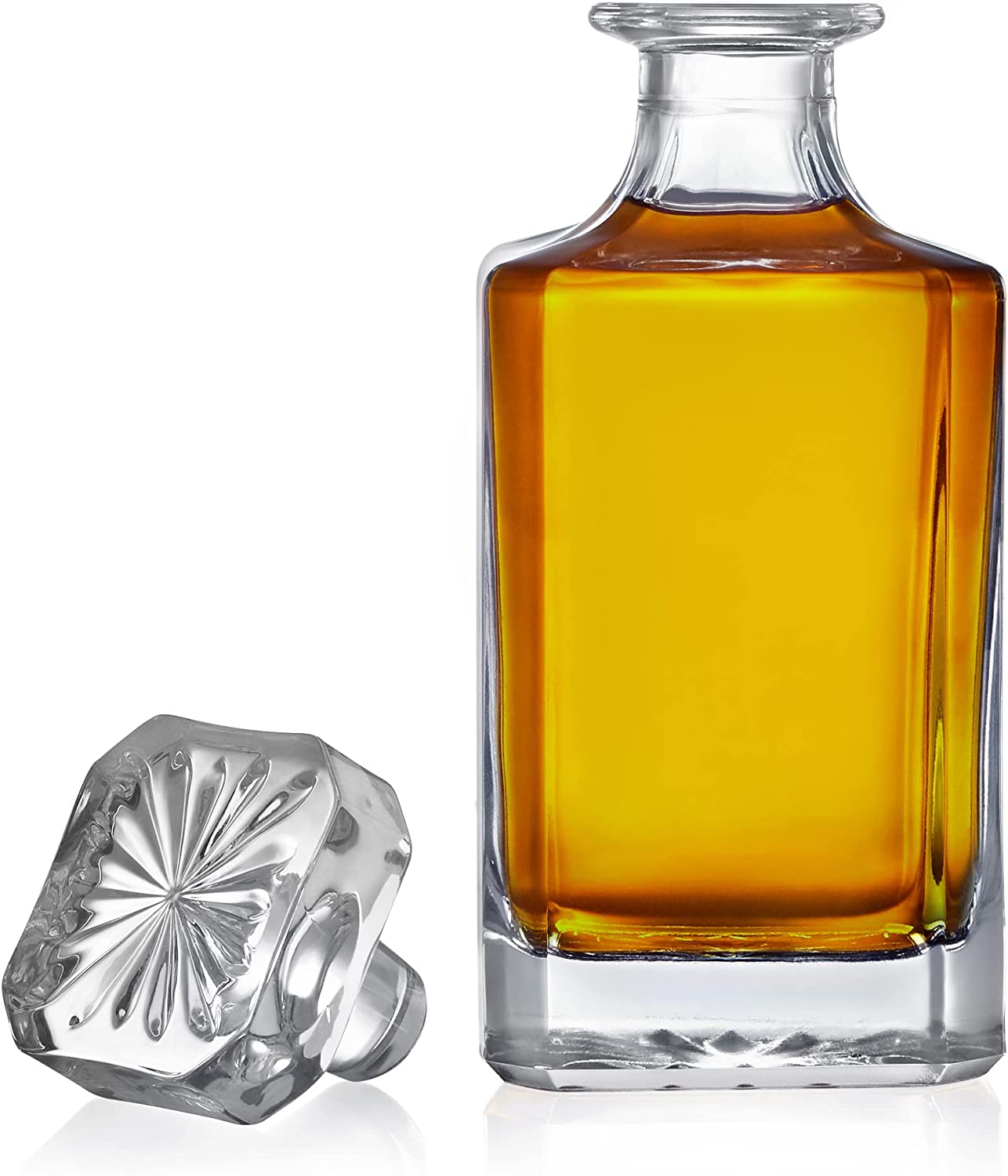 Makerflo 750 ml Glass Whiskey Decanter with Airtight Stopper Michaels