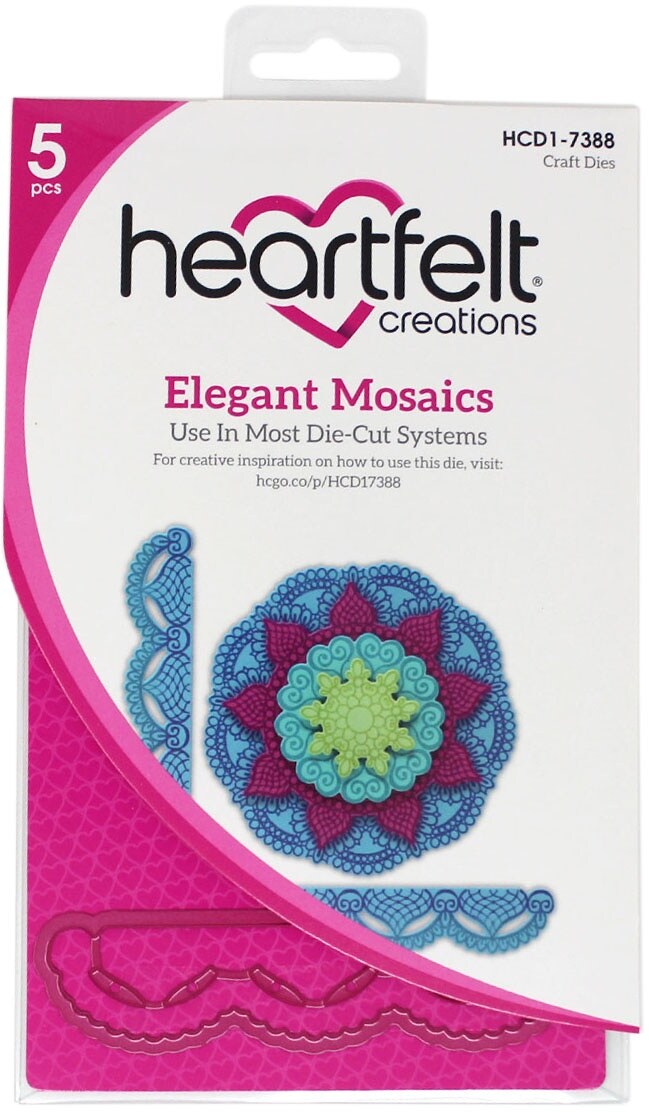 Heartfelt Creations Cut & Emboss DiesElegant Mosaics DieCuts