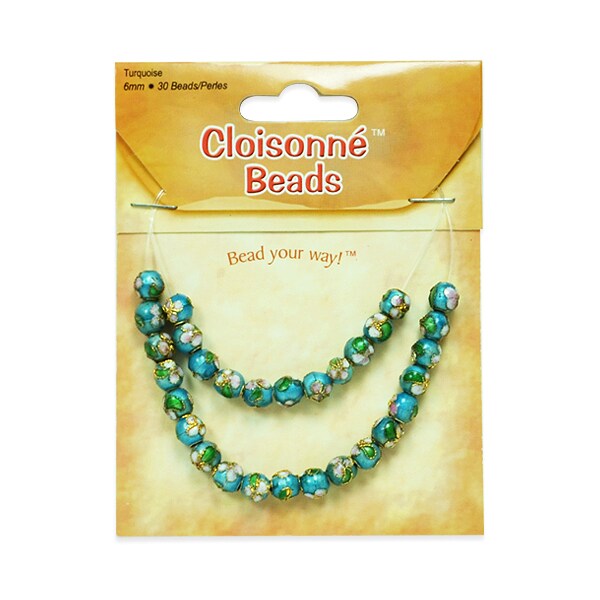 Cloisonne Beads Pack of 30