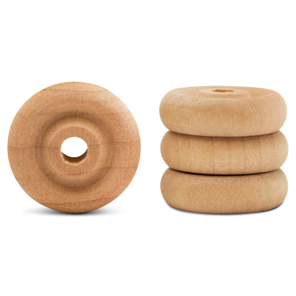 Classic Mini Wood Wheels, Multiple Sizes, Craft Woodpeckers Michaels