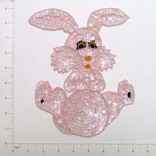 Bunny Rabbit Sequin Applique/Patch | Michaels