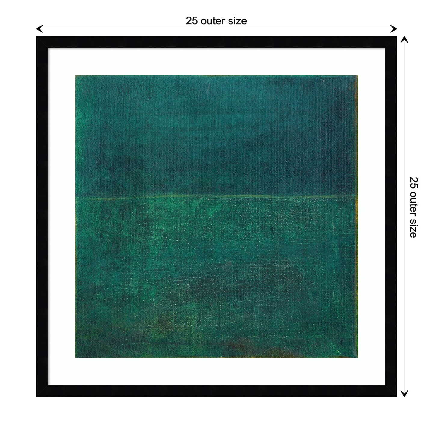 Green Zen I by Jodi Fuchs Wood Framed Wall Art Print