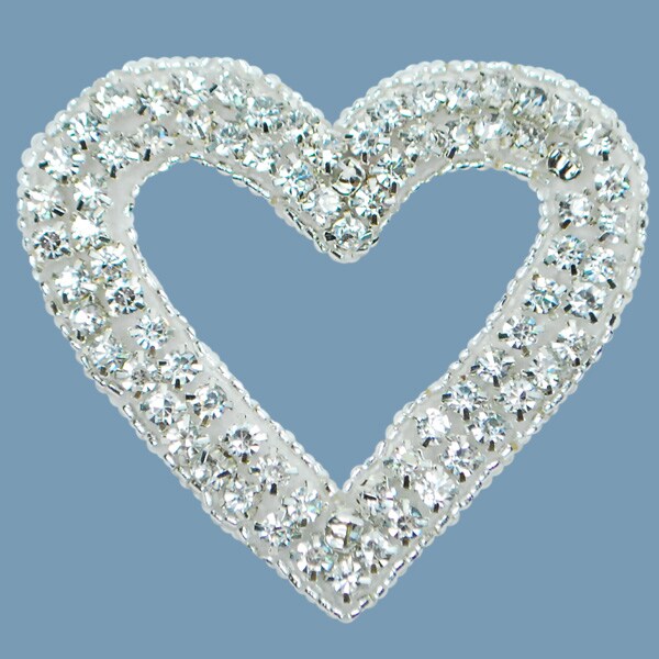 Heart Rhinestone Applique/Patch