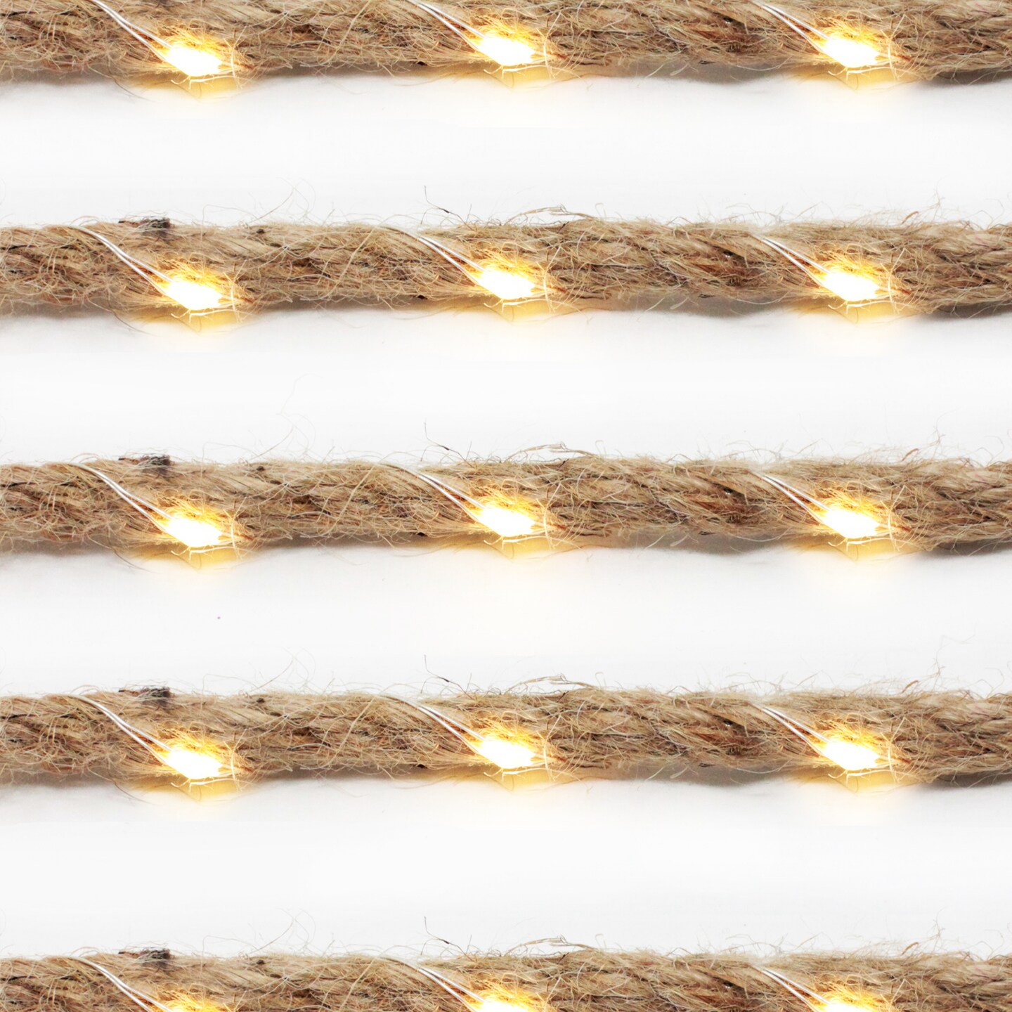 Perfect Holiday 30 LED String Light Rope Battery Operated - Warm White