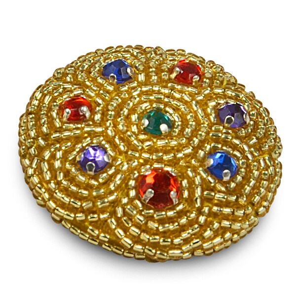 Jeweled Beaded Button Michaels