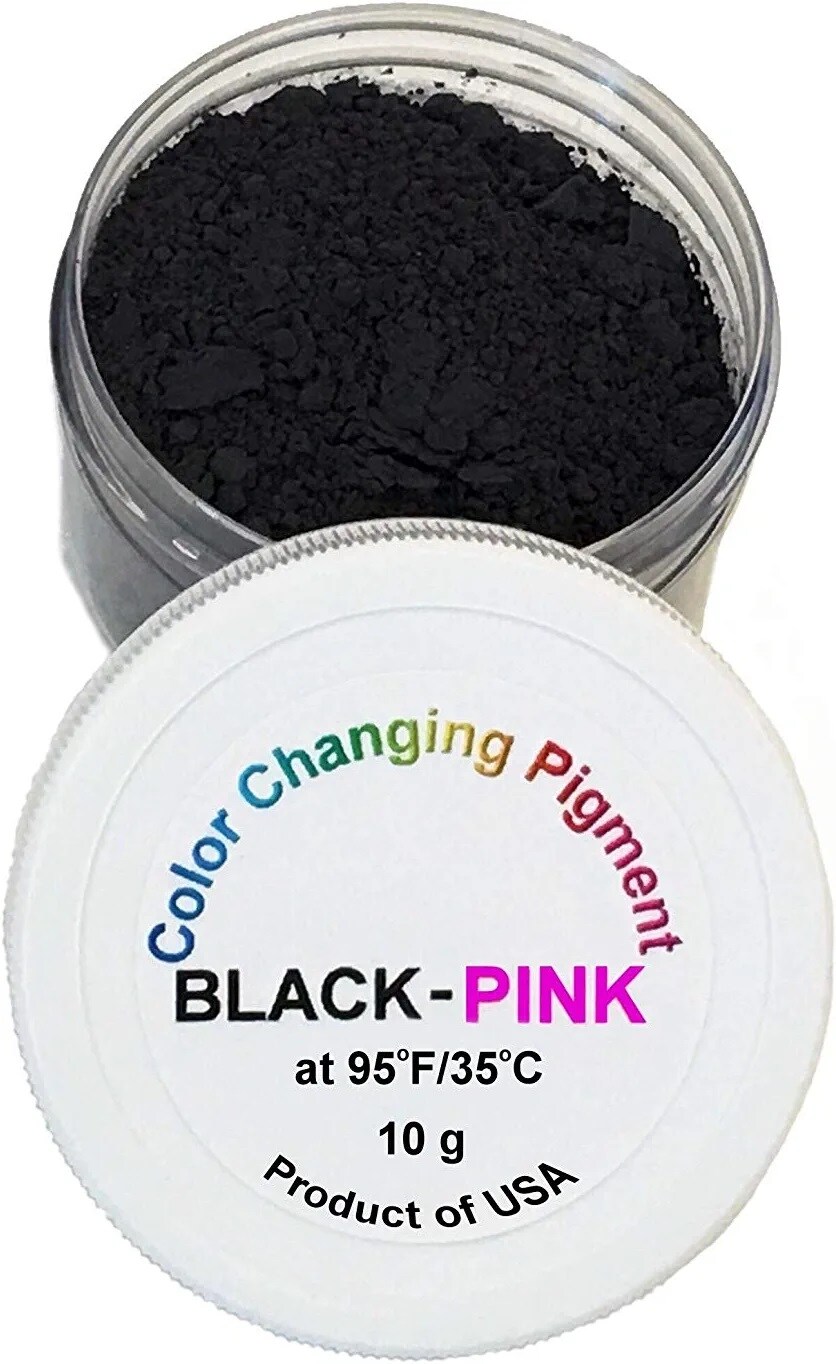 Black Thermochromic Pigment, Turn Colorless at 25°C / 77°F