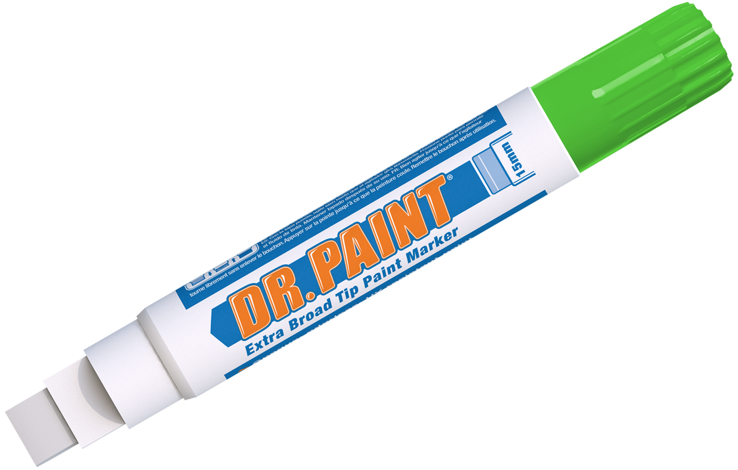 U-Mark DR. PAINT™ Extra Broad Tip Window Paint Marker - Green