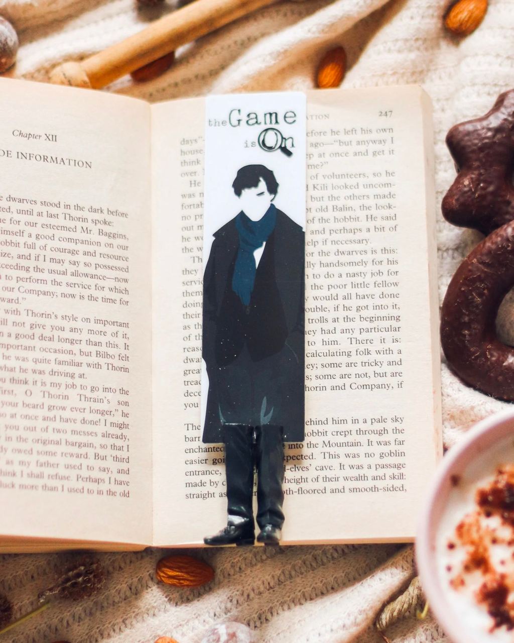 Sherlock Holmes, Gift Unique Bookmark, Handmade Bookmark, Father Gift, Book Accessories for Friend