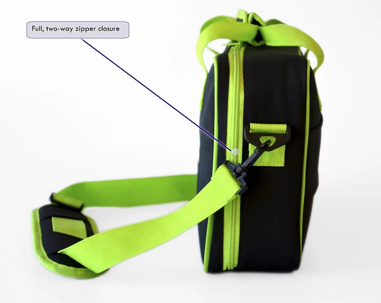 Totes from Padded Nylon with Multiple Handles & Straps, Full Zipper, Inner Pocket - Pro Model