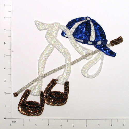 Riding Gear Sequin Applique/Patch