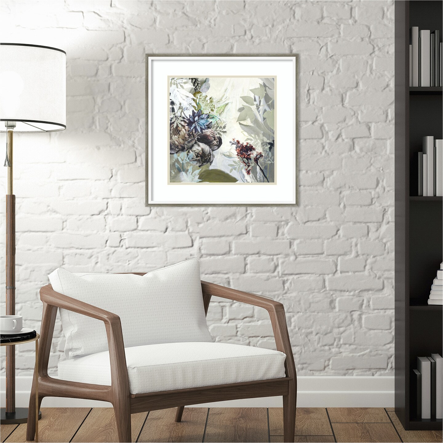 Green Garden by Design Fabrikken Wood Framed Wall Art Print 20 in. W x 20 in. H