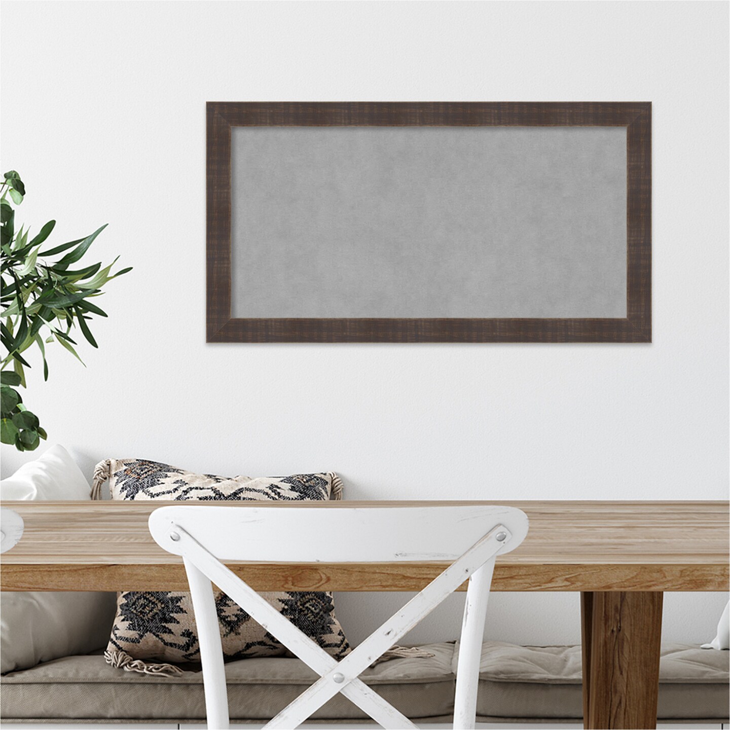 Boards, Home Office Boards (26x14 in.) Whiskey Brown Rustic Framed Organization Boards