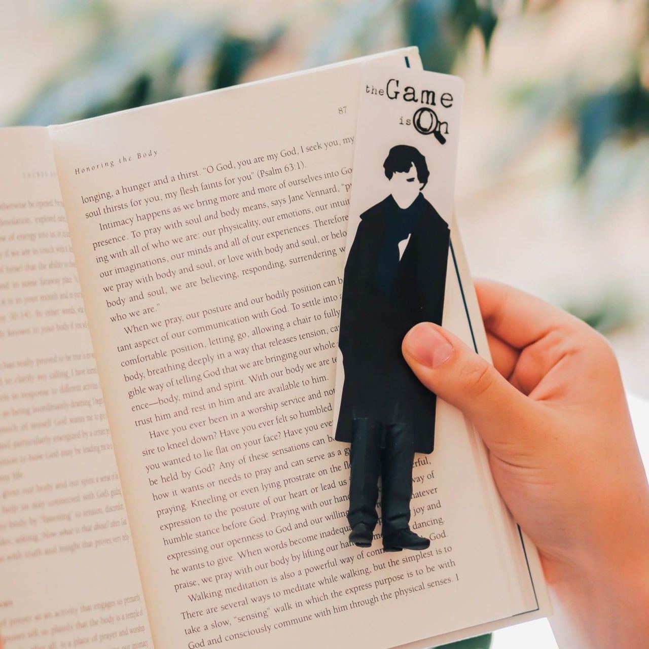 Sherlock Holmes, Gift Unique Bookmark, Handmade Bookmark, Father Gift, Book Accessories for Friend