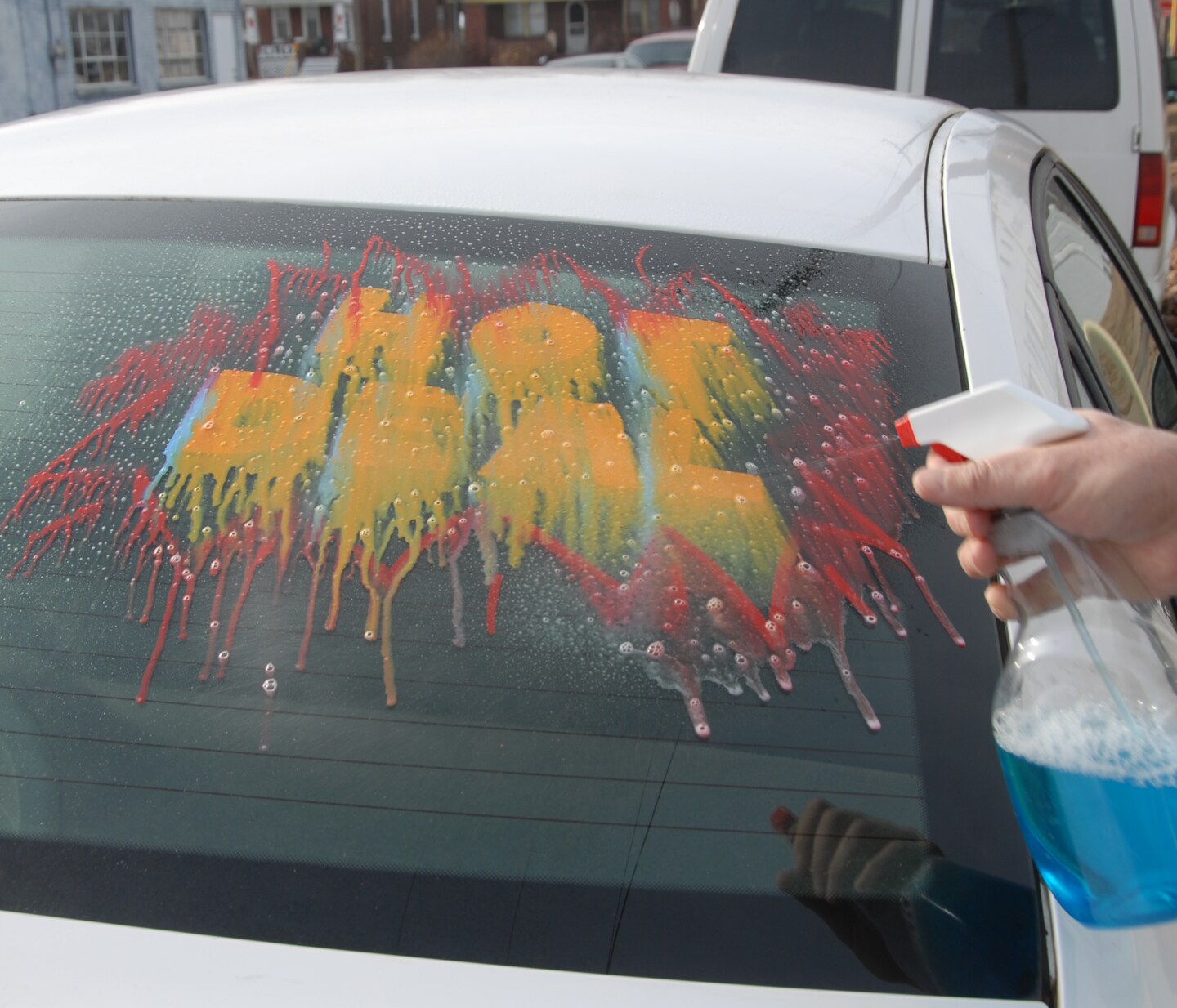 U-Mark DR. PAINT™ Extra Broad Tip Window Paint Marker - Metallic Silver