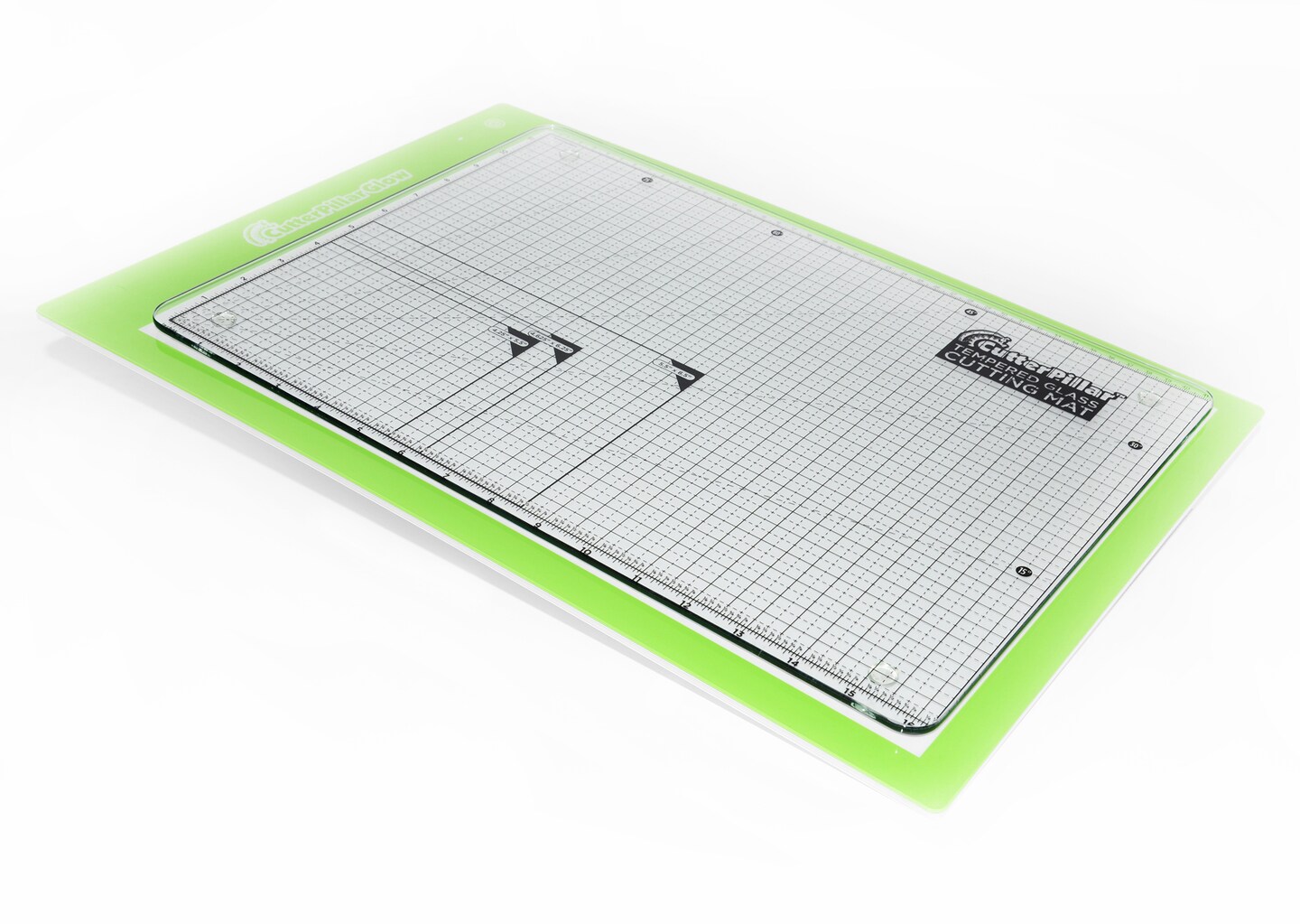 The First Add-on for the Glow Ultra-hard, Safety Glass Full Grid & Measuring Self-healing Cutting mat