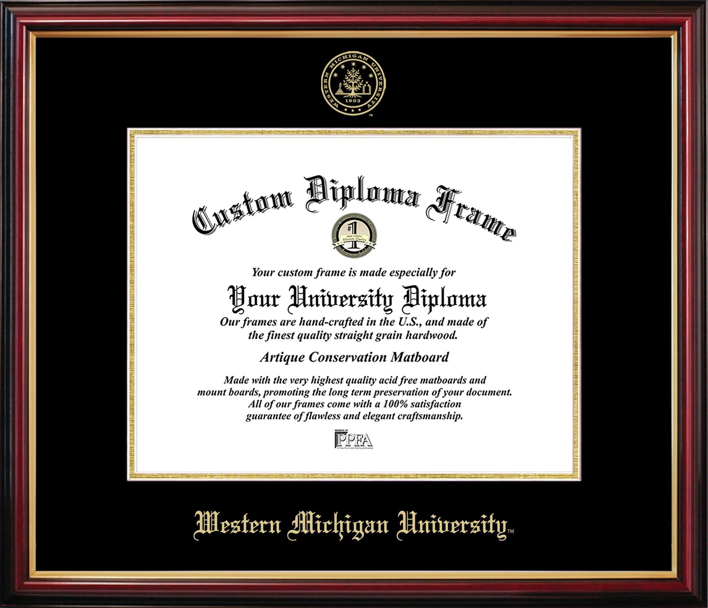 Western Michigan University Petite Diploma Frame