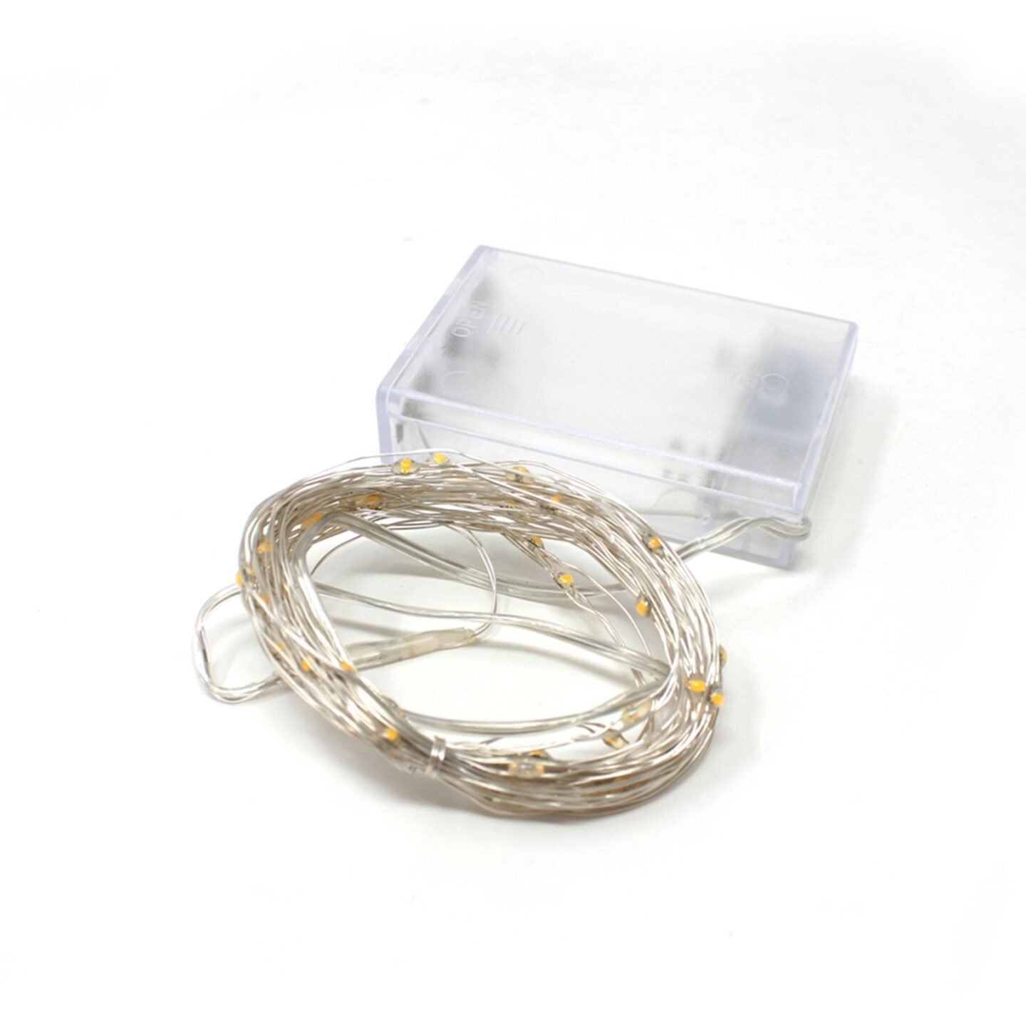 Perfect Holiday 60 LED String Light Copper w/Timer - Warm White