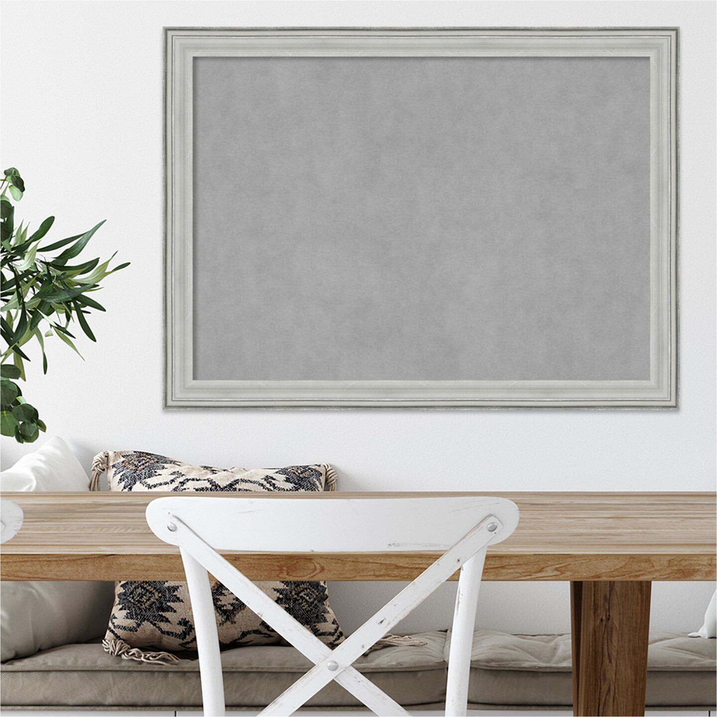 Magnetic Boards, Home Office Boards (31x23 in.) Bel Volto Silver Framed Organization Boards