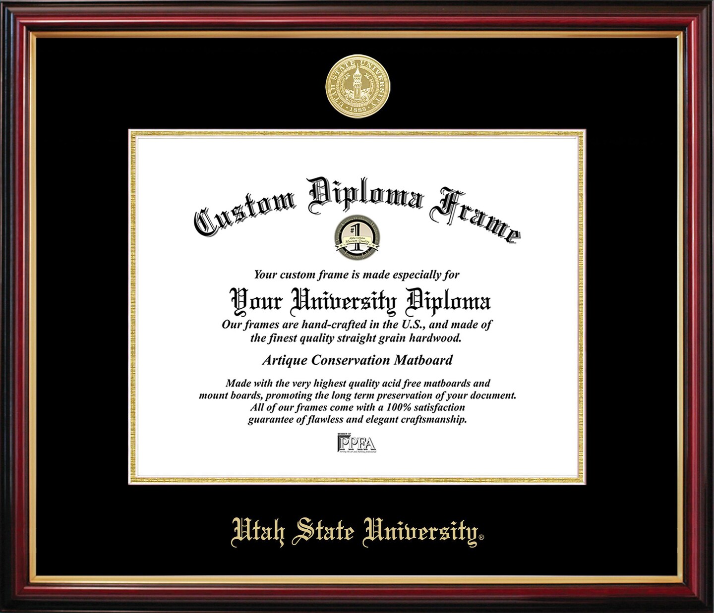 Utah State University Petite Diploma Frame