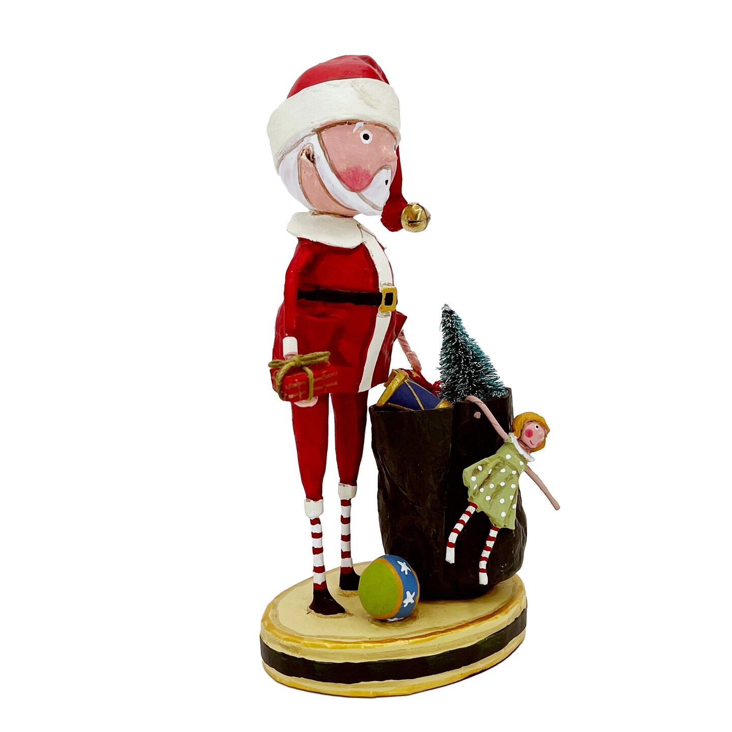 Lori Mitchell Christmas Collection: Santa & His Sack Figurine