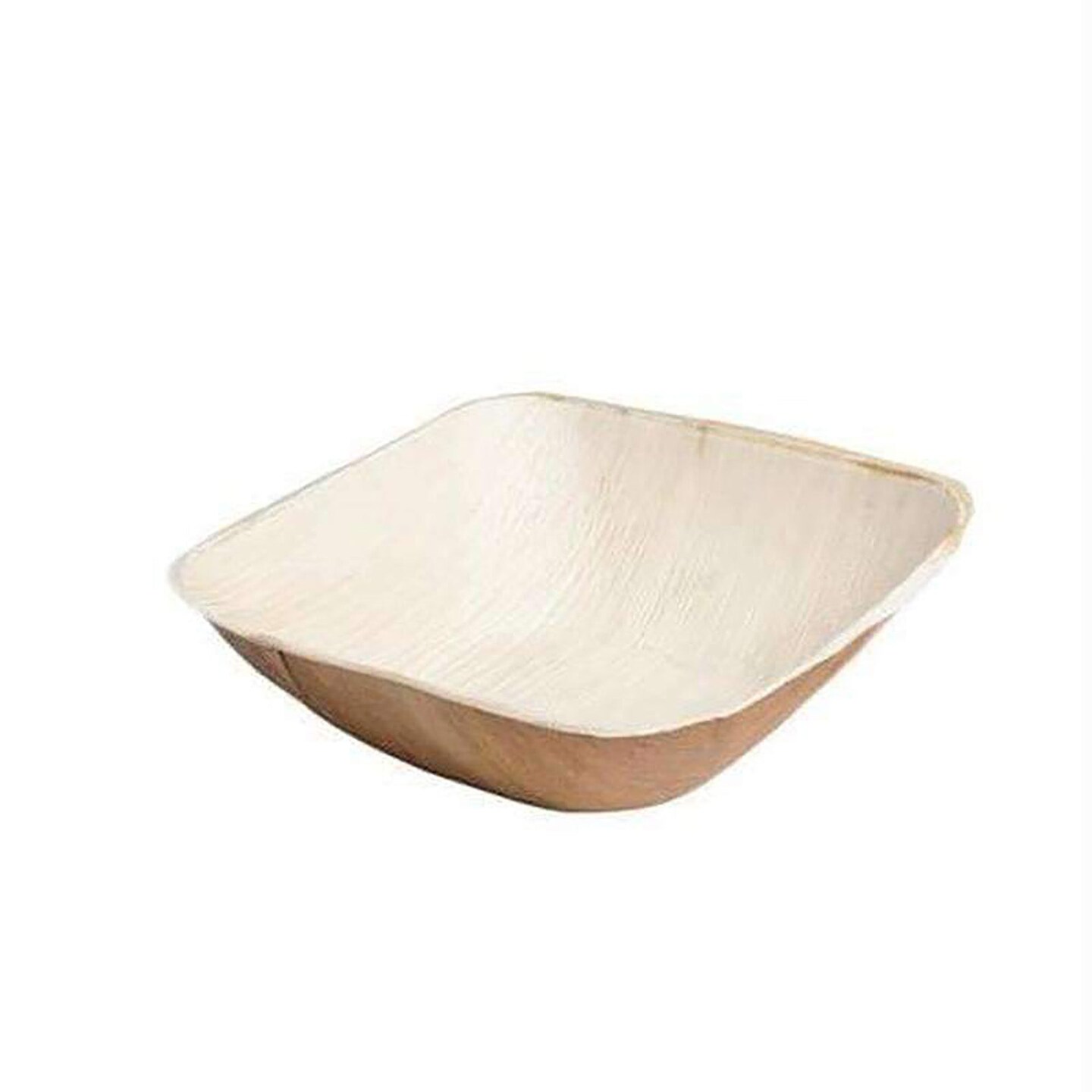 Square Palm Leaf Eco Friendly Disposable Soup Bowls - 8 Ounce (100 Bowls)