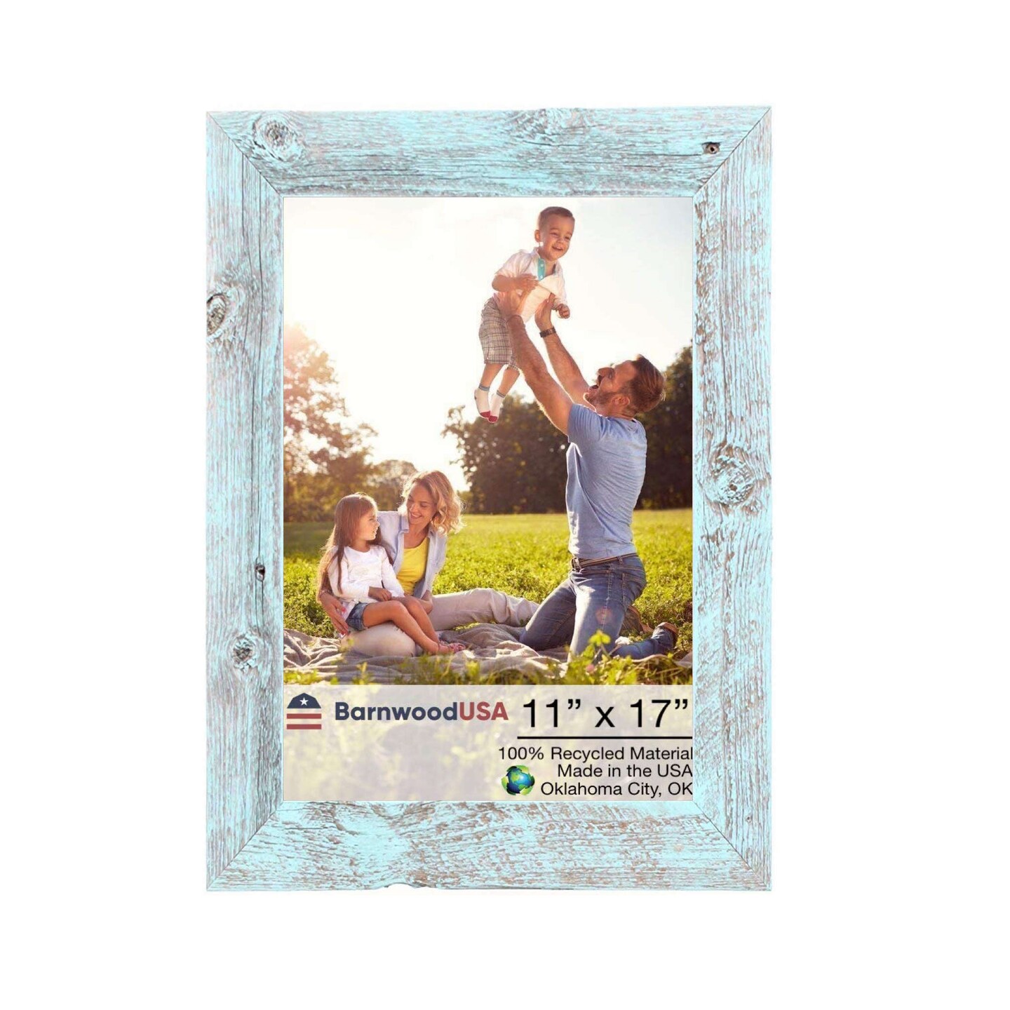 Rustic Farmhouse Standard Reclaimed Wood Picture Frame
