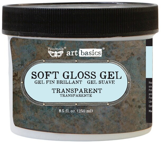 Finnabair Art Basics Soft Gloss Gel 8.5ozTransparent Accessories
