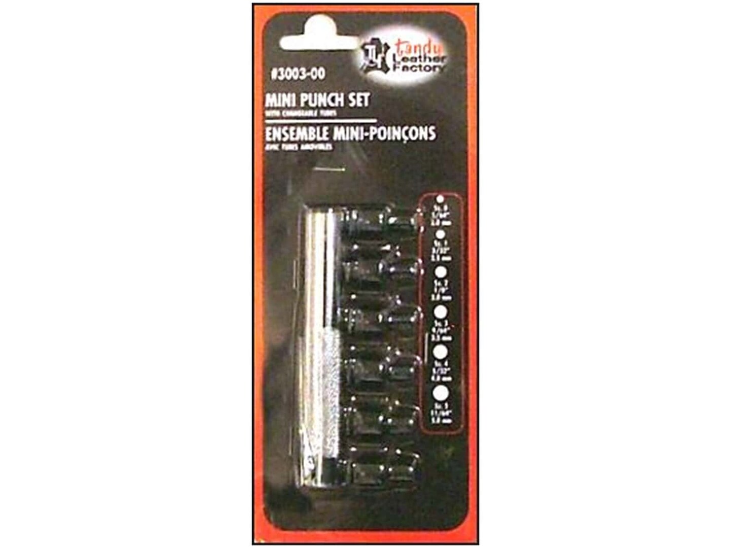 Tandy Leather Mini Leather Punch Set 6 pc.