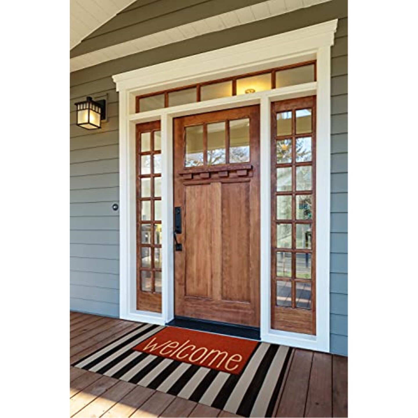 DII Rusty Orange Welcome Doormat