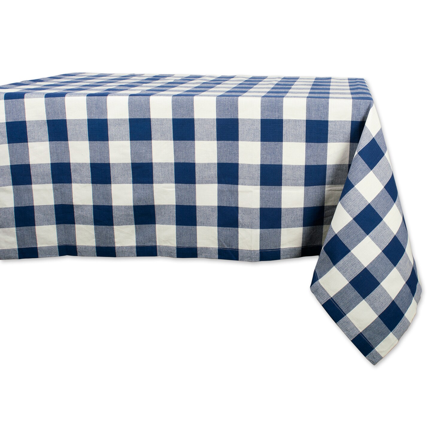 DII Navy Buffalo Check Tablecloth Fabric Tablecloths Michaels