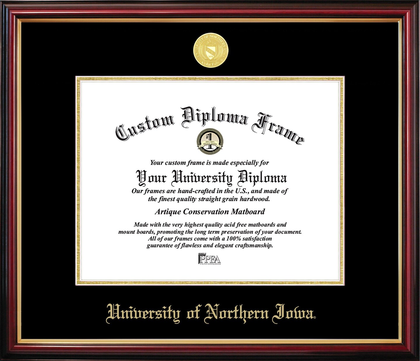 Unviersity of Idaho Petite Diploma Frame