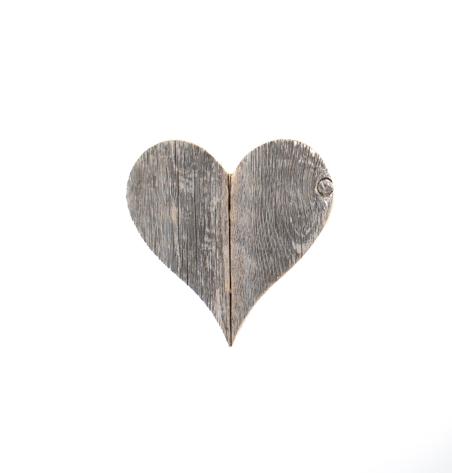 Rustic Farmhouse 6 in. Reclaimed Wood Heart